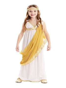 disfraz de dama romana para niña