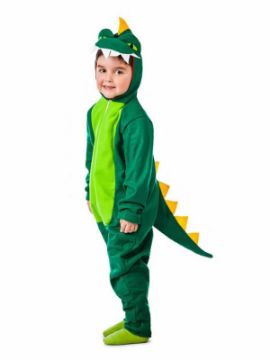disfraz de dinosaurio verde para niño