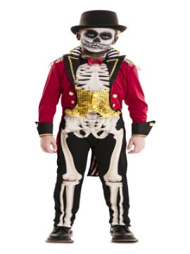 disfraz de domador esqueleto para niño