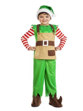 disfraz de elfo navidad para niño