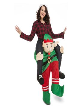 disfraz de elfo ride on en hombros para adulto