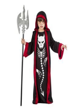 disfraz de esqueleto demonio niño