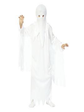 disfraz de fantasma blanco para niño