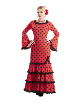 disfraz de flamenca roja lunares mujer