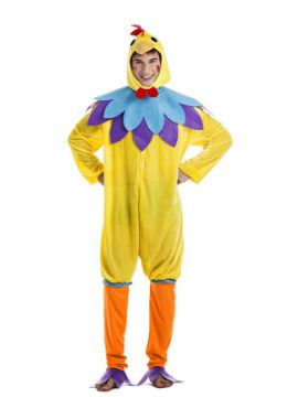 disfraz de gallo amarillo para hombre