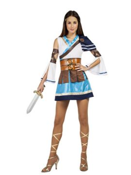 disfraz de guerrera griega mujer