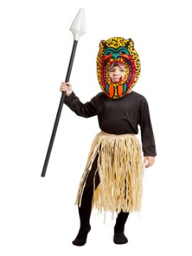 disfraz de guerrero zulu para niño
