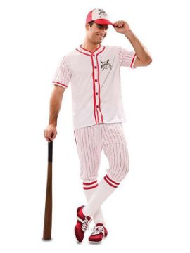 disfraz de jugador de beisbol hombre