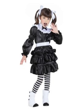 disfraz de lolita gotica niña