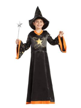 disfraz de mago con estrella para niño