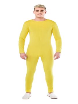 disfraz de maillot o mono amarillo hombre