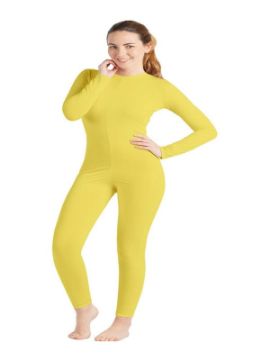 disfraz de maillot o mono amarillo mujer