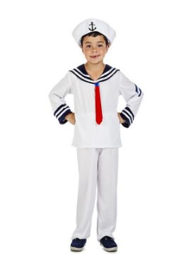 disfraz de marinero blanco para niño