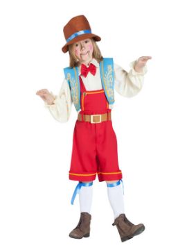 disfraz de muñeco de madera para niño