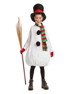disfraz de muñeco de nieve para niño