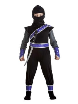 disfraz de ninja con cintas niño