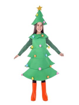 disfraz de pino o arbol de navidad infantil