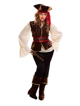 disfraz de pirata bucanera aventurera mujer