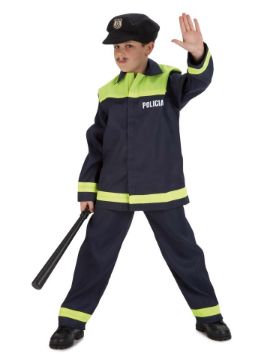 disfraz de policia local para niño