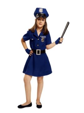 disfraz de policia para niña