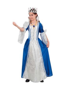 disfraz de princesa azul niña