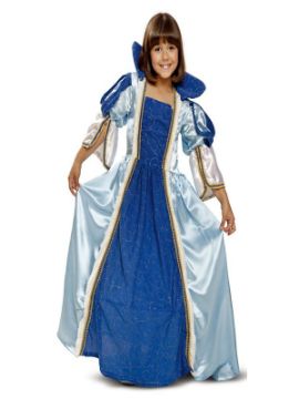 disfraz de princesa azul para niña