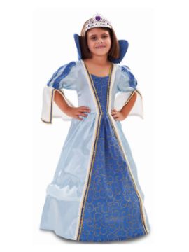 disfraz de princesa azul para niña