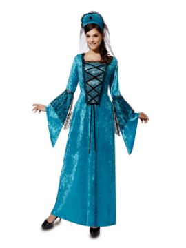disfraz de princesa del medievo para mujer