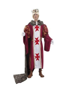 disfraz de principe medieval lujo hombre