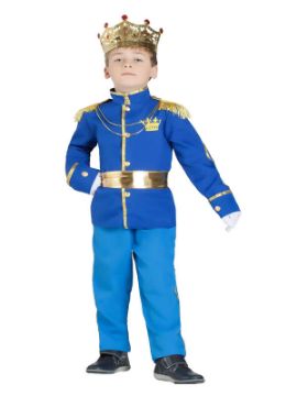 disfraz de principe real azul niño
