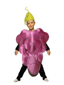 disfraz de racimo de uvas niño