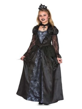 disfraz de reina malvada gotica para niña