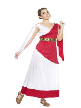 disfraz de sacerdotisa romana mujer