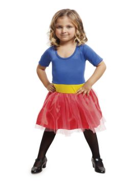 disfraz de superheroina azul para niña
