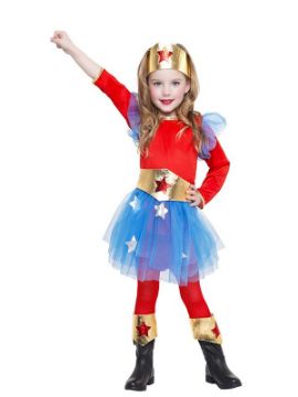 disfraz de superheroina tutu niña