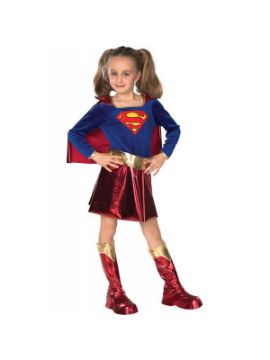 disfraz de superman niña deluxe