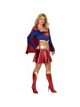 disfraz de superman mujer lujo