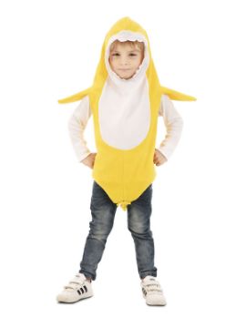 disfraz de tiburon amarillo daddy shark niño