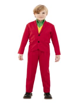 disfraz de traje rojo para niño