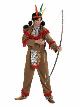 disfraz indio apache hombre adulto