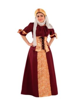 disfraz medieval blanca de navarra mujer