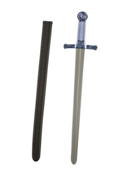 espada de caballero azul infantil 63 cm