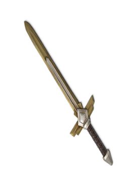 espada medieval con proteccion de madera 81 cm
