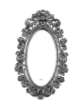 espejo antiguo grande 45x75 cm