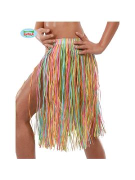 falda hawaiana 45 cms multicolor