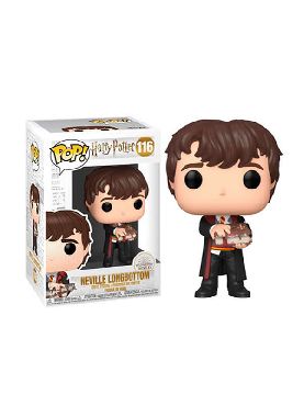 figura funko pop harry potter neville with monster book