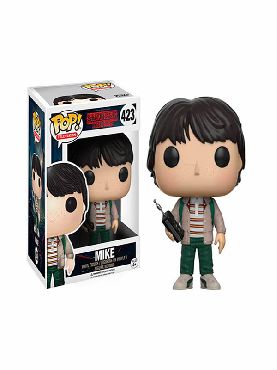 funko pop stranger thigs mike with walkie talkie
