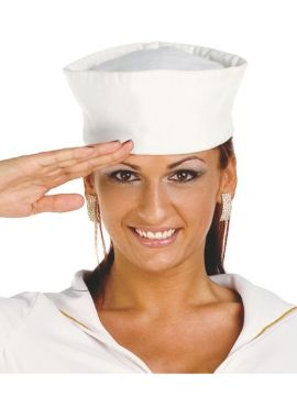 gorra de marinero blanca adulto
