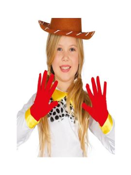 guantes rojos infantiles de 17 cm