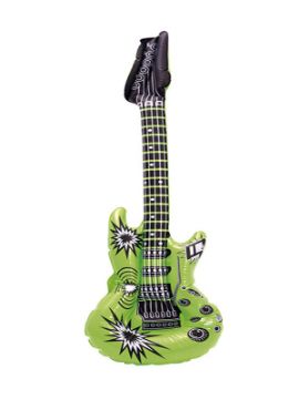 guitarra hinchable electrica de 80 cm colores surtidos